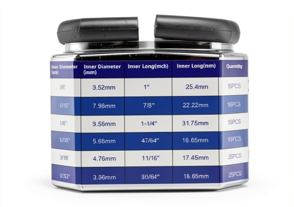 BUSY-CORNER Rubber Vacuum Caps Universal Fit 105pcs-2