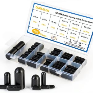 Rubber Vacuum Caps DOREXLON 108PC Set Durable Plug-0