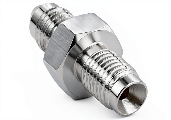 XDBower 3AN Male to 3AN 3/8-24 Male Stainless Steel Adapter-0