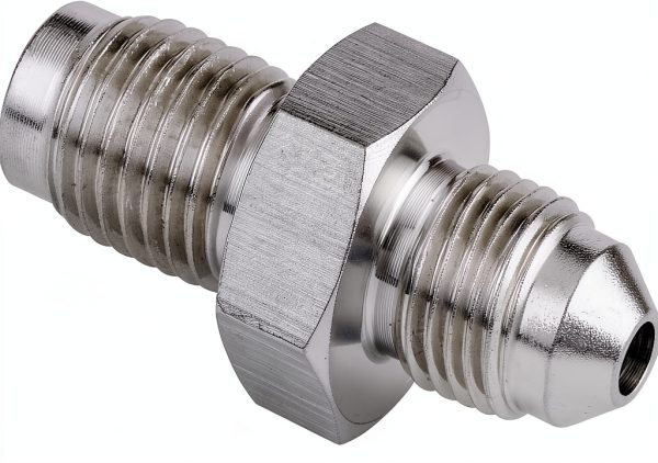 XDBower 3AN Male to 3AN 3/8-24 Male Stainless Steel Adapter-4