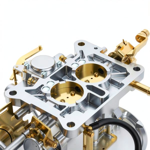 THUNDERMINGO 2 Barrel Carburetor Metal BoltOn Jeep-3