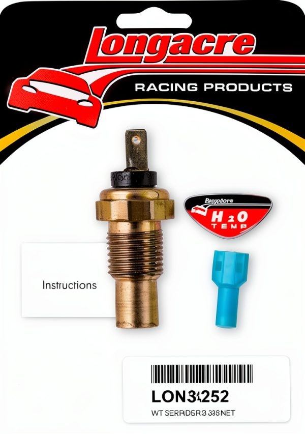 Longacre Water Temp Gauge Smooth Model 43252-0