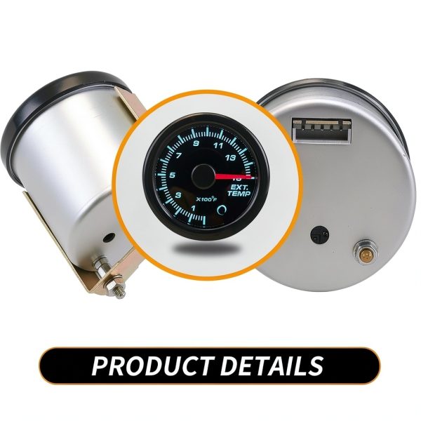 Exhaust Gas Temperature Gauge XOPIYAO Red Needle-5