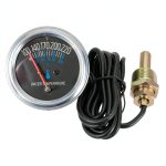 Jianwei Mechanical Water Temp Gauge 5/8 UNF Auto Black Face-0