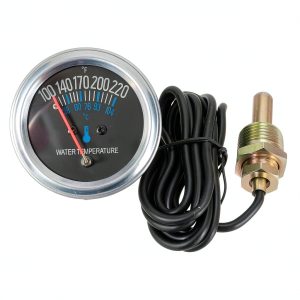 Jianwei Mechanical Water Temp Gauge 5/8 UNF Auto Black Face-0