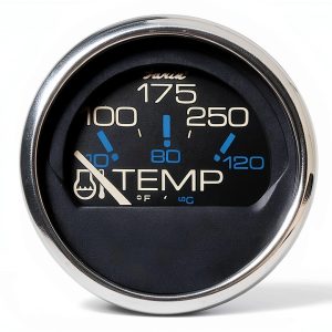 Faria Inverse Water Temperature Gauge Model 13704 Chesapeake Black-0