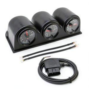 OBDII Vehicle Water Temp Gauge SINCO TECH 7 Color Backlight-0