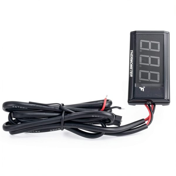 Aramox Motorcycle Water Temperature Gauge Digital ABS Display-6