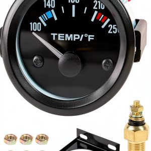 Car Water Temperature Gauge RACOONA ABS 2" Coolant Monitor 873SZSWJ001-0