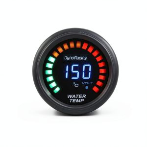 Dyno Racing Water Temperature Gauge 12V LED Analog 20-LED 20-150°C-0