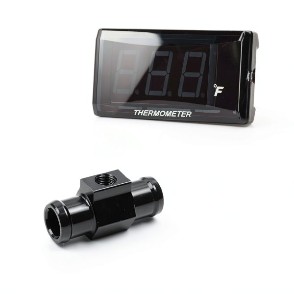Aramox Motorcycle Water Temperature Gauge Digital ABS Display-1
