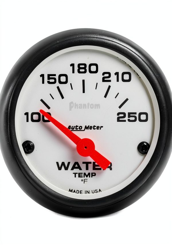Auto Meter 5737 Phantom Water Temp Gauge with Incandescent Lighting-0