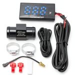 Aramox Motorcycle Water Temperature Gauge Digital ABS Display-0