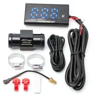 Aramox Motorcycle Water Temperature Gauge Digital ABS Display-0