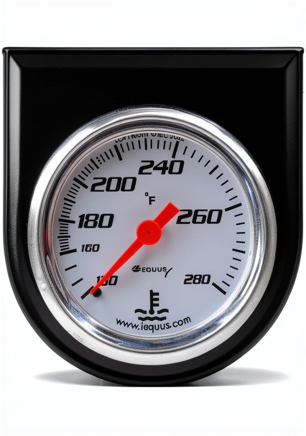 Water Temperature Gauge EQUUS E5242 Brass with Backlit Illumination-0