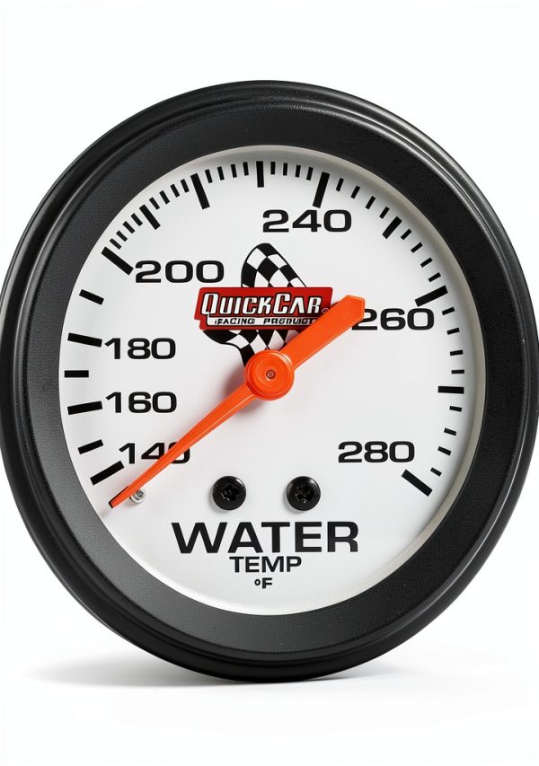 QuickCar Racing Water Temperature Gauge 611-6006 Plastic Center-0
