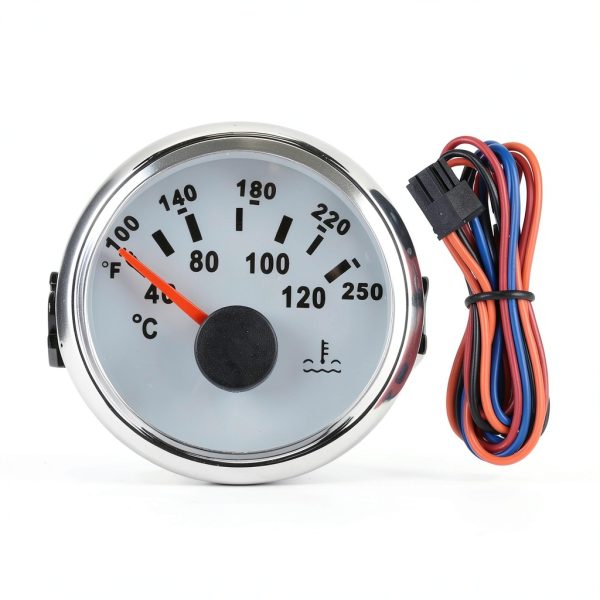 Marine Water Temperature Gauge Acouto IP67 316L Steel 40-120°C-0