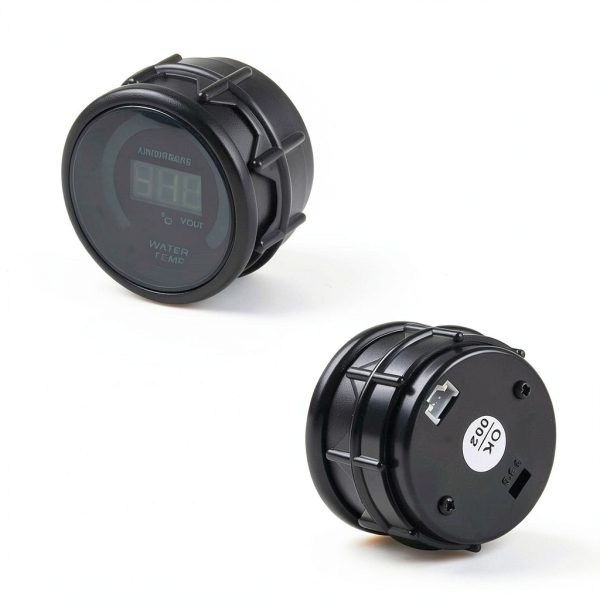Dyno Racing Water Temperature Gauge 12V LED Analog 20-LED 20-150°C-5