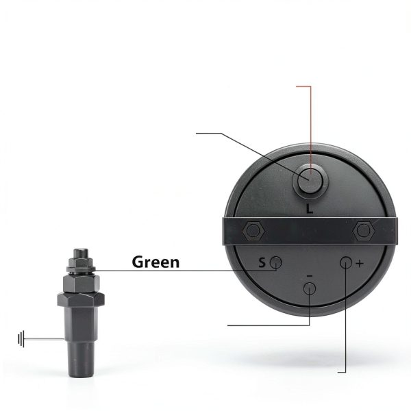 Universal 2"/52mm Water Temperature Gauge 100-250℉ Water Temp Gauge Kit DC12V with LED Light Indicator Display and Sensor for Ship Car Truck Vehicle Automotive Boat Marine (White Pointer)-6
