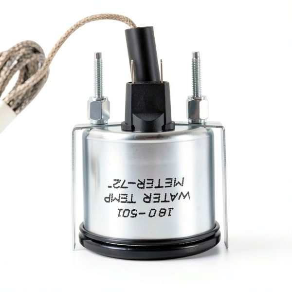 JDMSPEED 2" 52mm Water Temperature Gauge 40-130℃,110-265℉ Water Temp Thermometer Meter Kit DC12V with Sensor NPT 1/2, 1.8m Wire Length-5